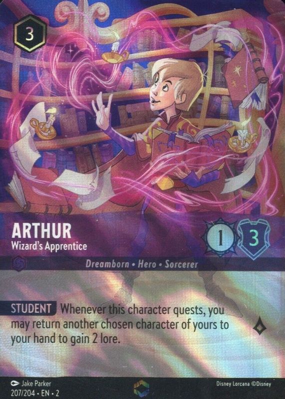 Arthur – Wizard's Apprentice Disney Lorcana Card Price Guide